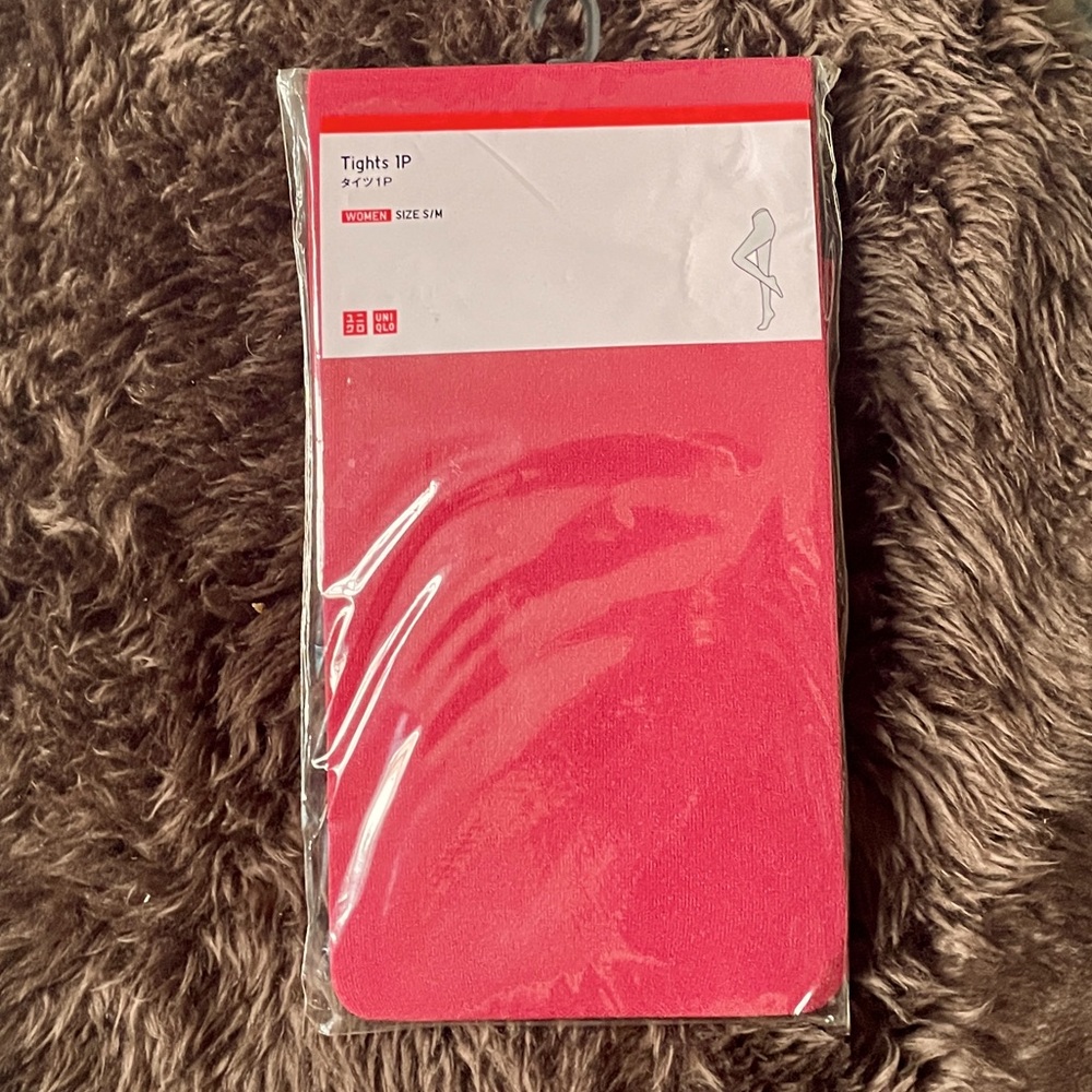 Uniqlo Brand New Red Tights size S/M.